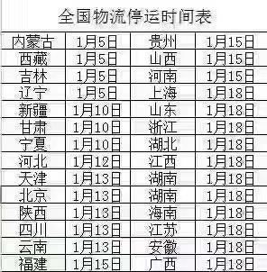 全國物流停運時間？濟(jì)寧宏潤